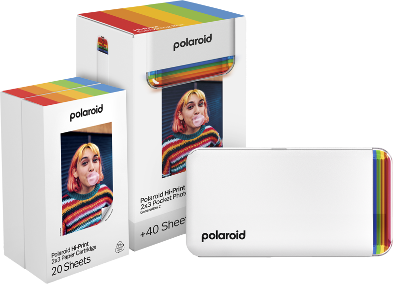 Skriver POLAROID HI-PRINT GEN 2 E-BOKS Hvit