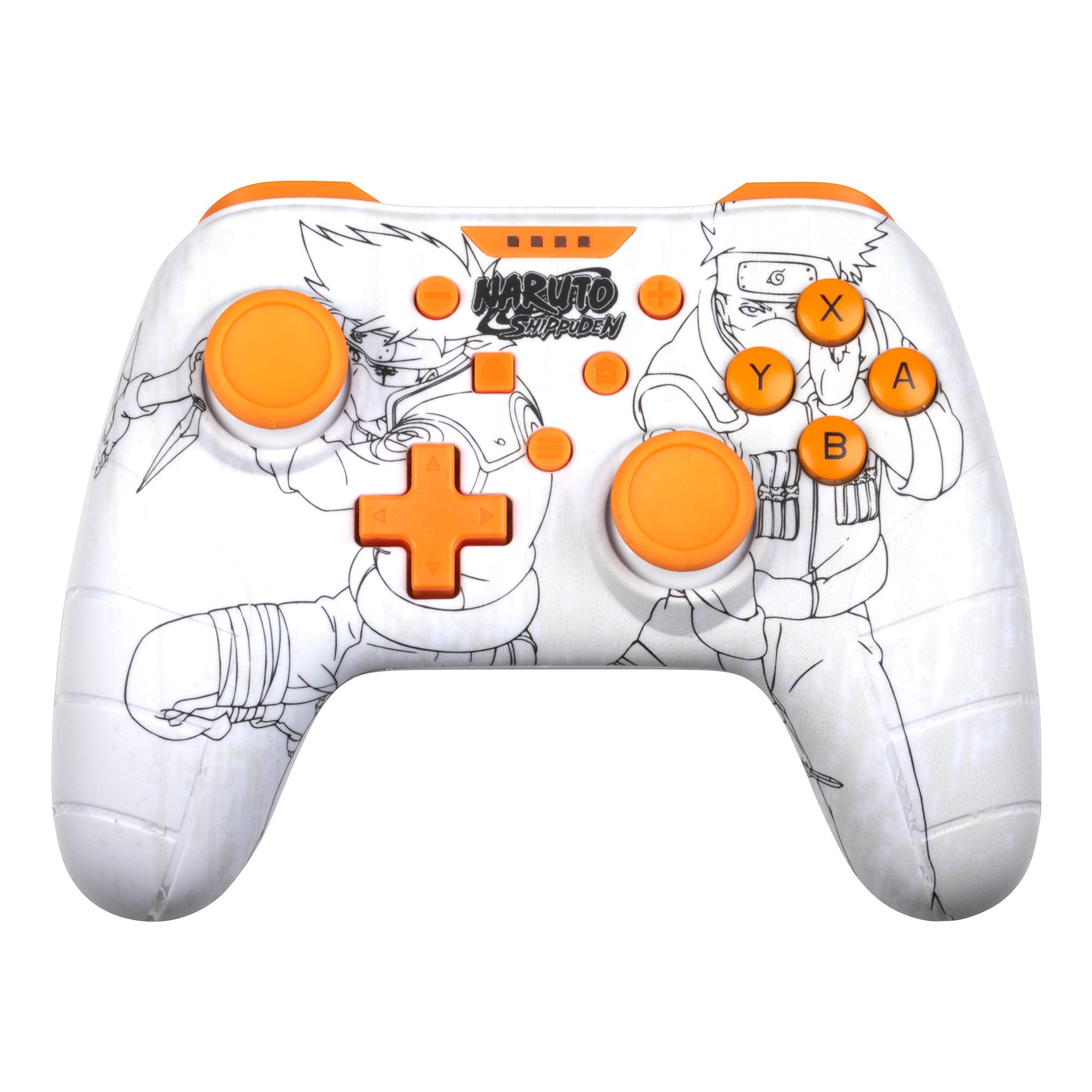 Konix Naruto Wired Switch/Pc Gamepad White - Videospill og konsoller