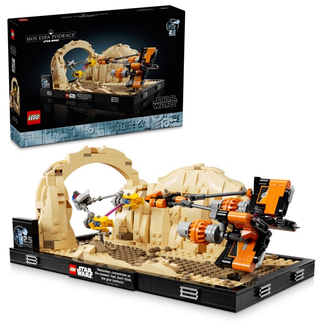 LEGO Star Wars - Diorama med Mos Espa-podrace (75380)
