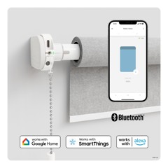 MotionBlinds - Retrofit -moottorin avulla, joka on varustettu Bluetooth-teknologialla