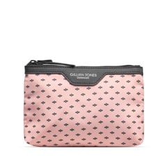 Gillian Jones - Makeup purse - Rose w/ black print