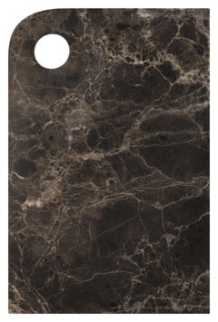 Mette Ditmer - MARBLE serving board, medium - Brown