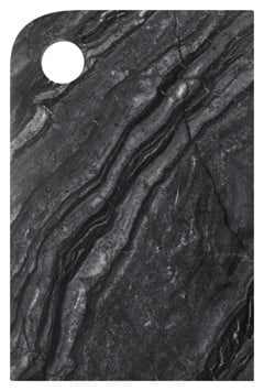 Mette Ditmer - MARBLE serving board, medium - Black / Grey