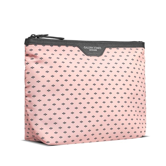 Gillian Jones - Cosmetic bag Rose w/ black print - Kulturbeutel