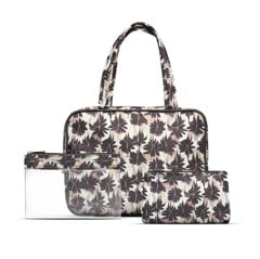 Gillian Jones - 3-piece cosmetic bag set - Palm print