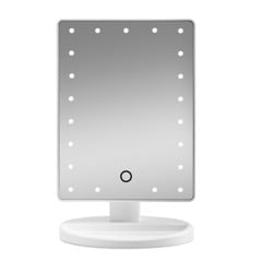 Gillian Jones - Makeup Mirror w. Heart LED Light & Touch Function White