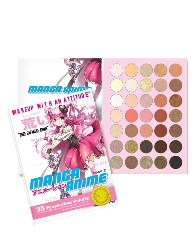 Rude Cosmetics - 35 Eyeshadow Palette - Manga Anime - Skjønnhet