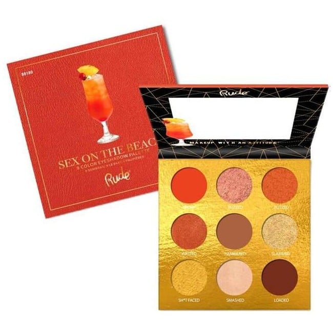Rude Cosmetics - Cocktail Party - 9 Eyeshadow Palette - Sex On The Beach