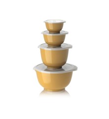 Rosti - NEW Margrethe bowls, Set of 4 + lids -  Curry