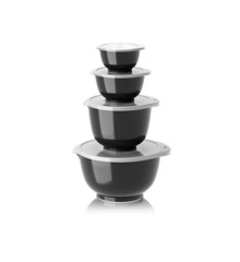 Rosti - NEW Margrethe bowls, Set of 4 + lids -  Carbon black
