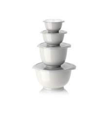 Rosti - NEW Margrethe bowls, Set of 4 + lids - White