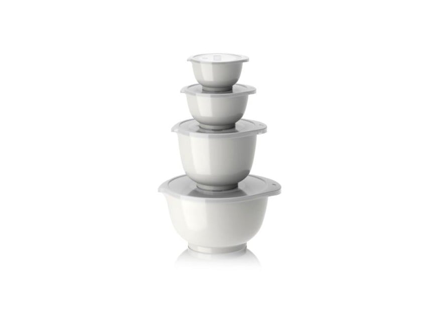 Rosti - NEW Margrethe bowls, Set of 4 + lids - White