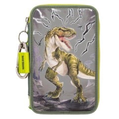 Dino World - Triple Pencil Case REFLECTOR ( 0411758 )