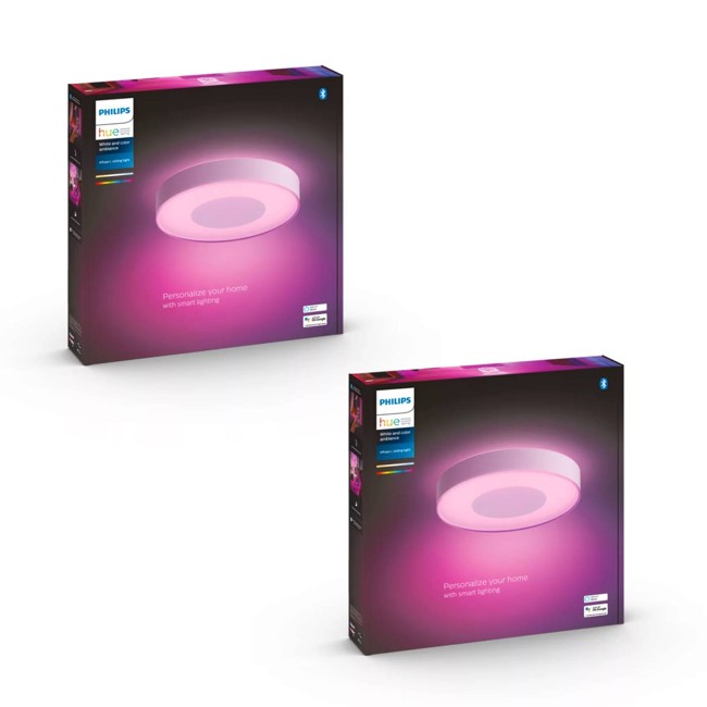 Philips Hue - 2x Infuse Große Deckenleuchte 42,5 cm - Bundle