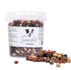 Snack'it - Semi-Moist Mini Hearts Mix Kornfri 500g