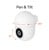 Hombli - Smart Pan & Tilt Cam (indoor/outdoor), White BUNDLE thumbnail-3