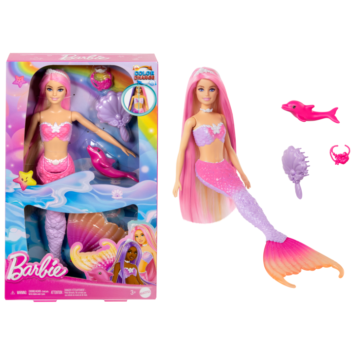 Barbie - Malibu Mermaid Doll (HRP97) - Leker