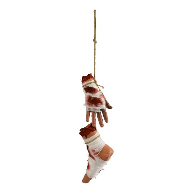 Joker - Halloween - Hanging Bloody Hand & Feet (96671)