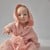 Lille Kanin - Bathrobe 3-4 year Muslin Rose Smoke thumbnail-5