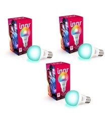 INNR - 3x Slimme Lamp - E27 Kleur-1-Pakket - Bundel