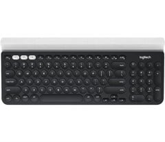 Logitech - K780 Multi-Device Wireless Keyboard, Grå/Hvid (Nordisk)