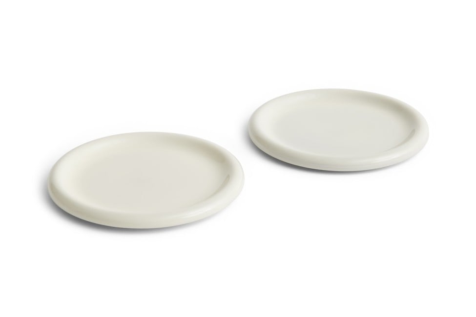 HAY - Barro Plate Ø24, set of 2 - Off-white