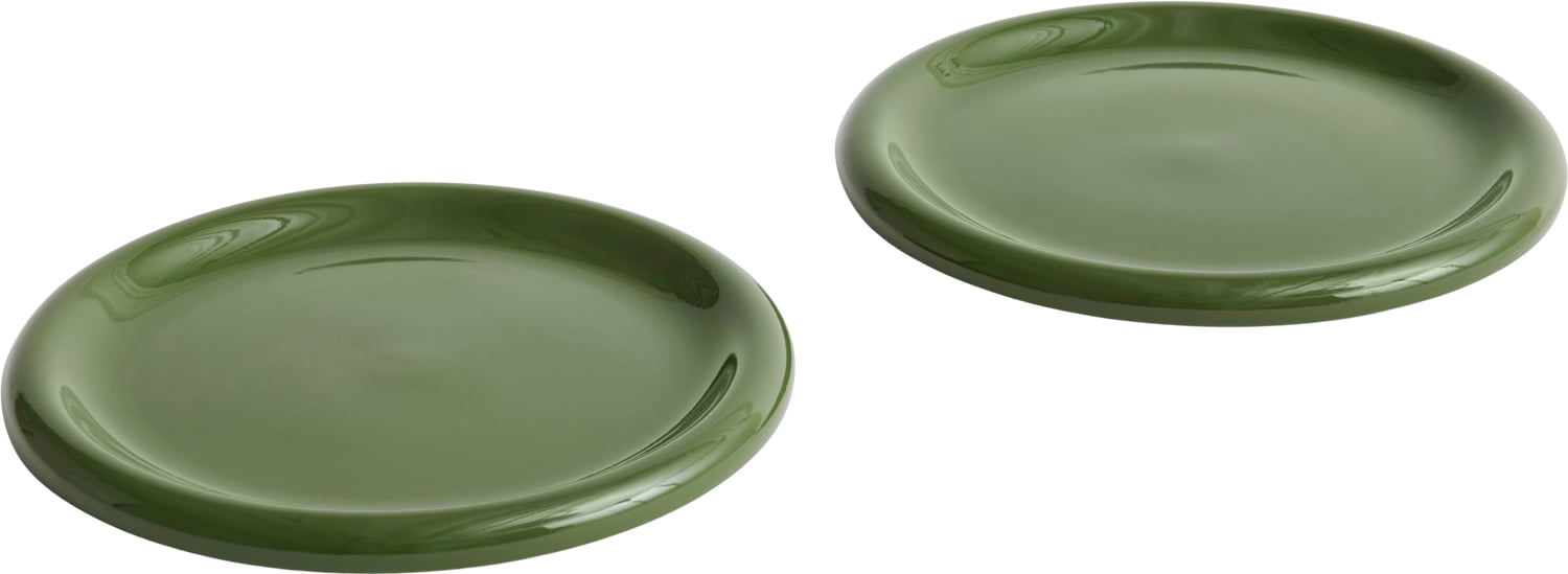 HAY Barro tallerken Ø24 cm 2-pk Green