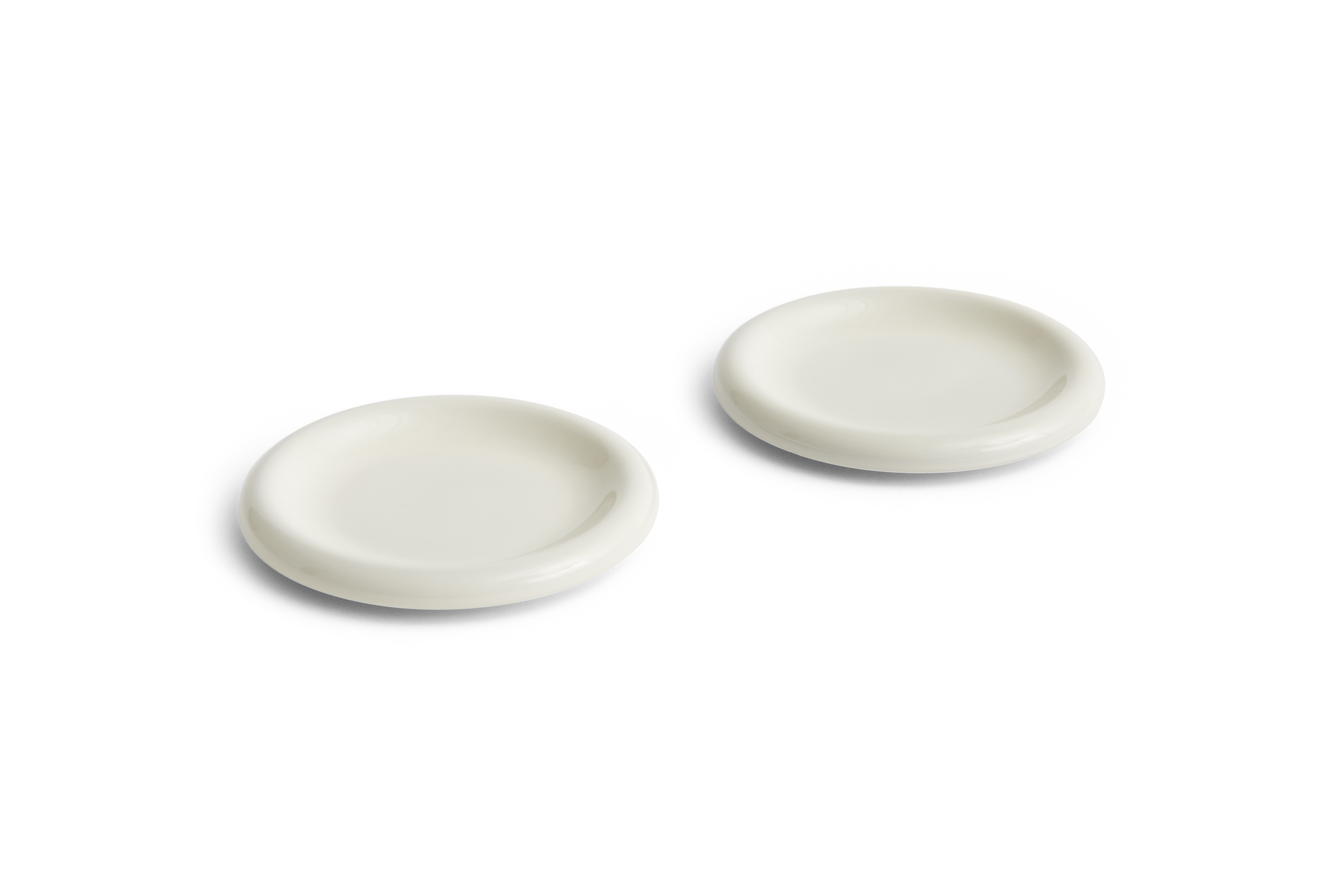 HAY - Barro Plate Ø18, set of 2 - Off-white