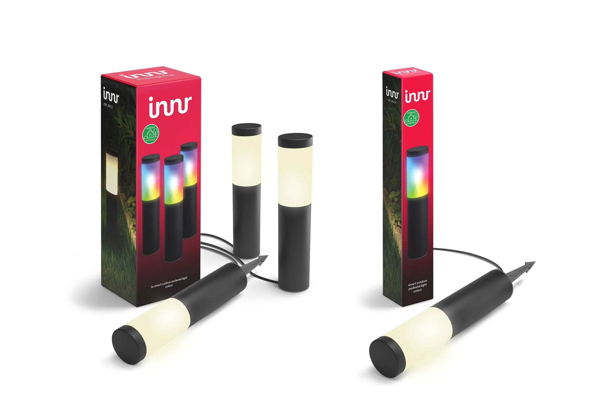 INNR - Smart Outdoor Pedestal Light - Bundle - Elektronikk