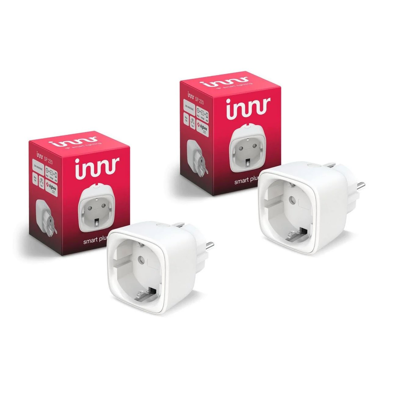 INNR - 2x Smart Plug - 1-Pack EU, Philips Hue-kompatibel - Bundle - Elektronikk