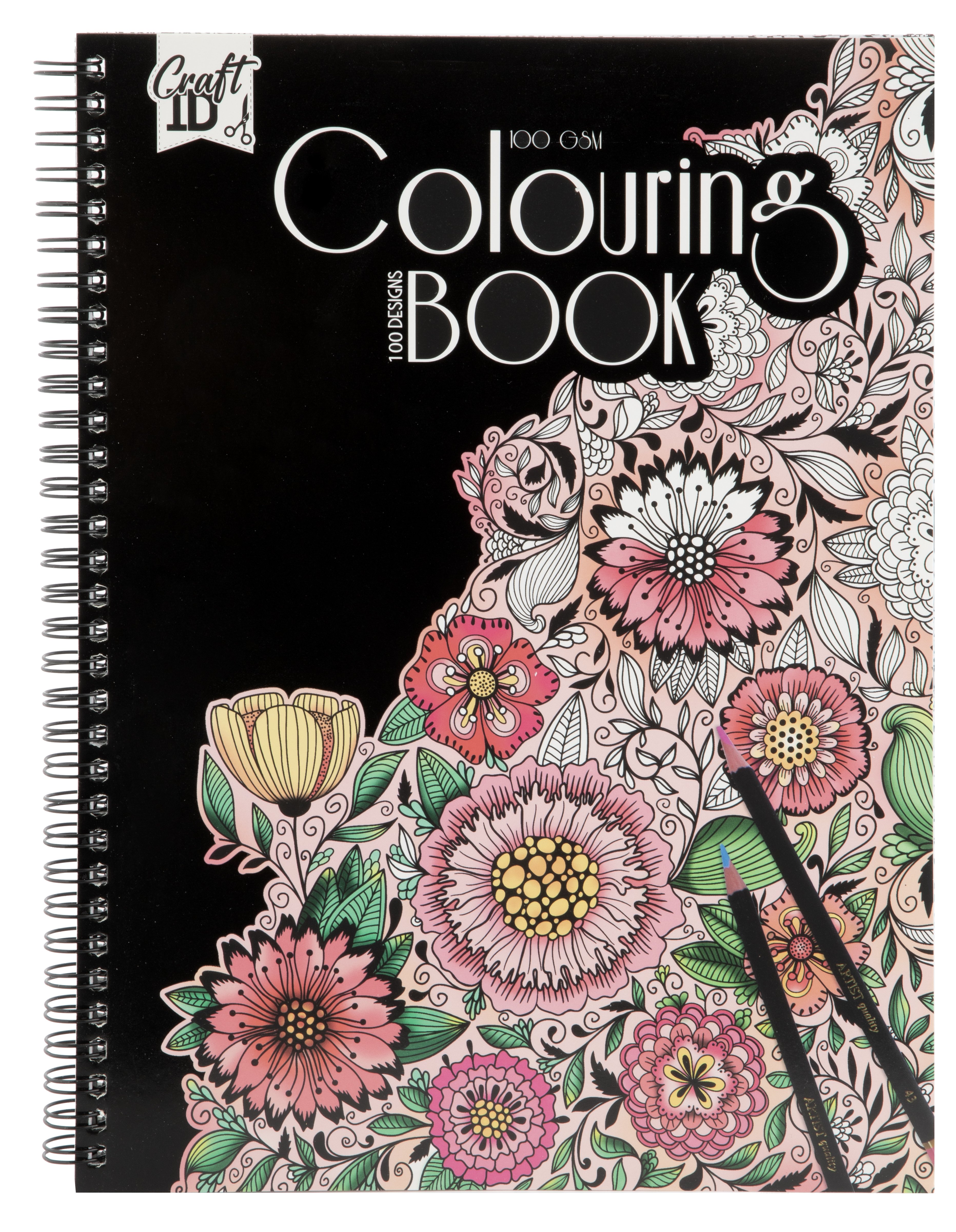 Craft ID - Colouring Book - Flowers - Leker