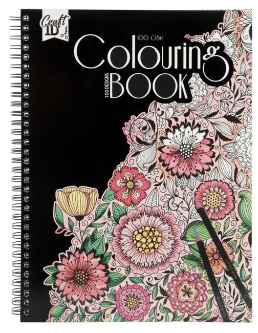 Craft ID - Colouring Book - Flowers