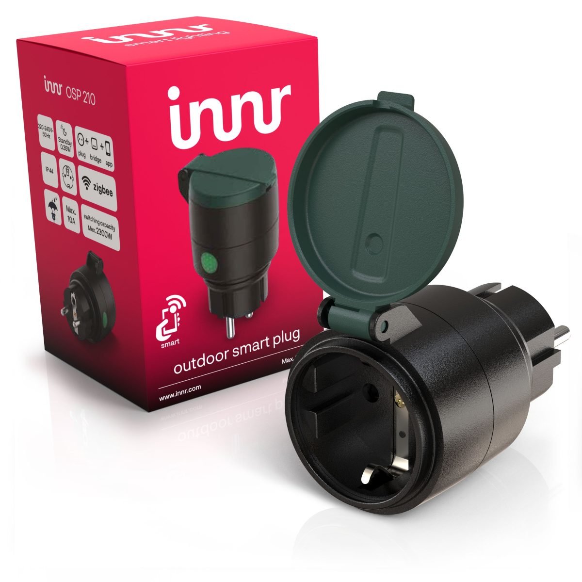 Innr - Outdoor Smart Plug EU - Zigbee - Elektronikk