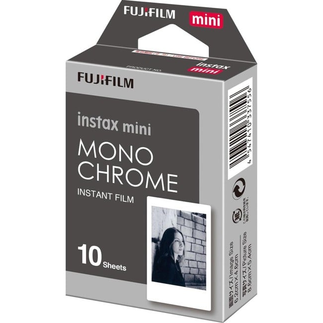 Fuji - Instax Mini Film Monochrome 10-Pack