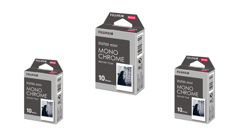 Fuji - Instax Mini Film Monochrome 10-Pak - BUNDLE med 3 x 10-Pack