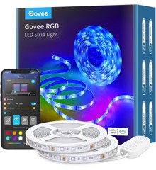 Govee - RGB Smart Wi-Fi + Bluetooth LED Strip Lights(10m)