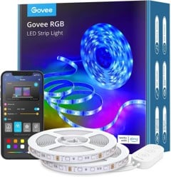 Govee - RGB Smart Wi-Fi + Bluetooth LED Strip Lights( 2x5m)