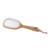 Parsa - Cork Detangling Hairbrush Small Oval Wet & Dry Organic Pink thumbnail-2