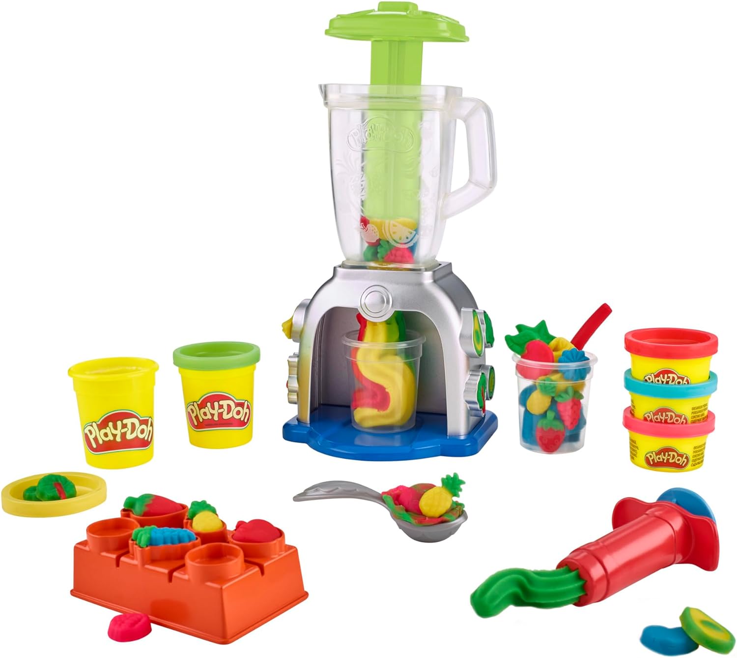 Play-Doh - Swirlin' Smoothies Toy Blender Playset (F9142) - Leker
