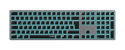 Speedlink - LEVIA Illuminated Rechargeable Metal Office Scissor Keyboard - Wireless, Bluetooth, grey - DE Layout thumbnail-1