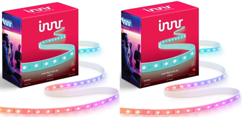 Innr - 2 x Smart Flex light strip 4m RGBW Zigbee - Bundle - Elektronikk