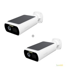 Hombli - Smart Solar Cam 2K, Weiß - Bundle mit 2 Stk.