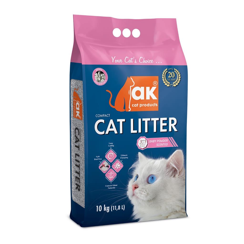 AK - Cat litter with scent 10 kg - (54999) - Kjæledyr og utstyr