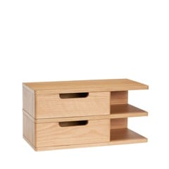 Hübsch - Open Wall Shelf/Bedside Table Natural (881906)