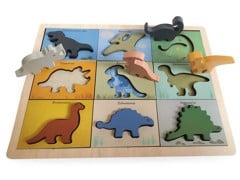 Magni - Dino puzzle in wood 100% - 3275