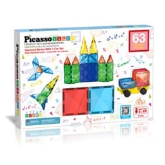 Picasso Tiles - Diamond Series Set (63 pcs) (PT63)