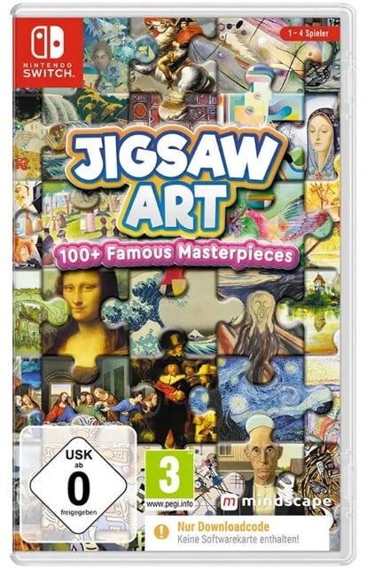 Jigsaw Art: 100 + Famous Masterpieces (DE/Multi in Game) (Code In Box)