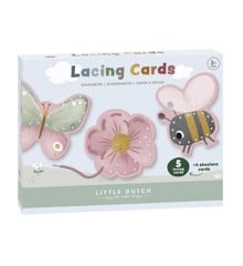 Little Dutch - Lacing Cards Little Pink Flowers - 120273