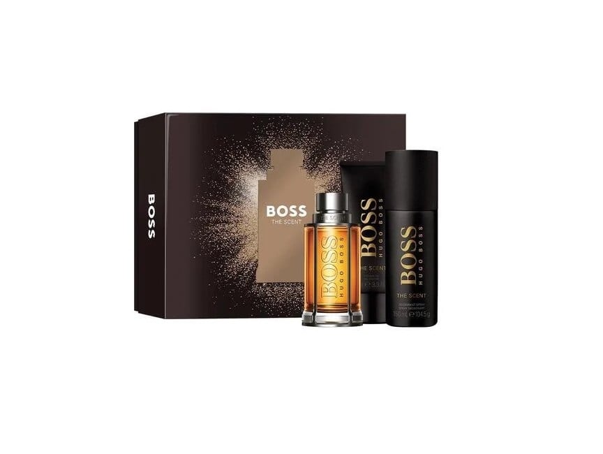 Hugo Boss - The Scent EDT 100 ml + Deo Spray 150 ml + Shower gel 100 ml - Gift Set