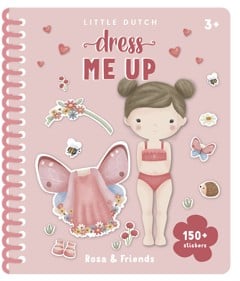 Little Dutch - Dress me up Book Rosa & Friends - 125414